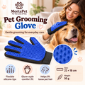 Pet de-shedding grooming glove